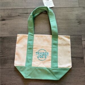 Trader Joe’s Mini Pastel Canvas Tote Bag